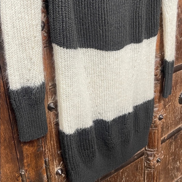 Free People Oversized Stripe Knit Sweater Tunic | Size S - Picture 3 of 6